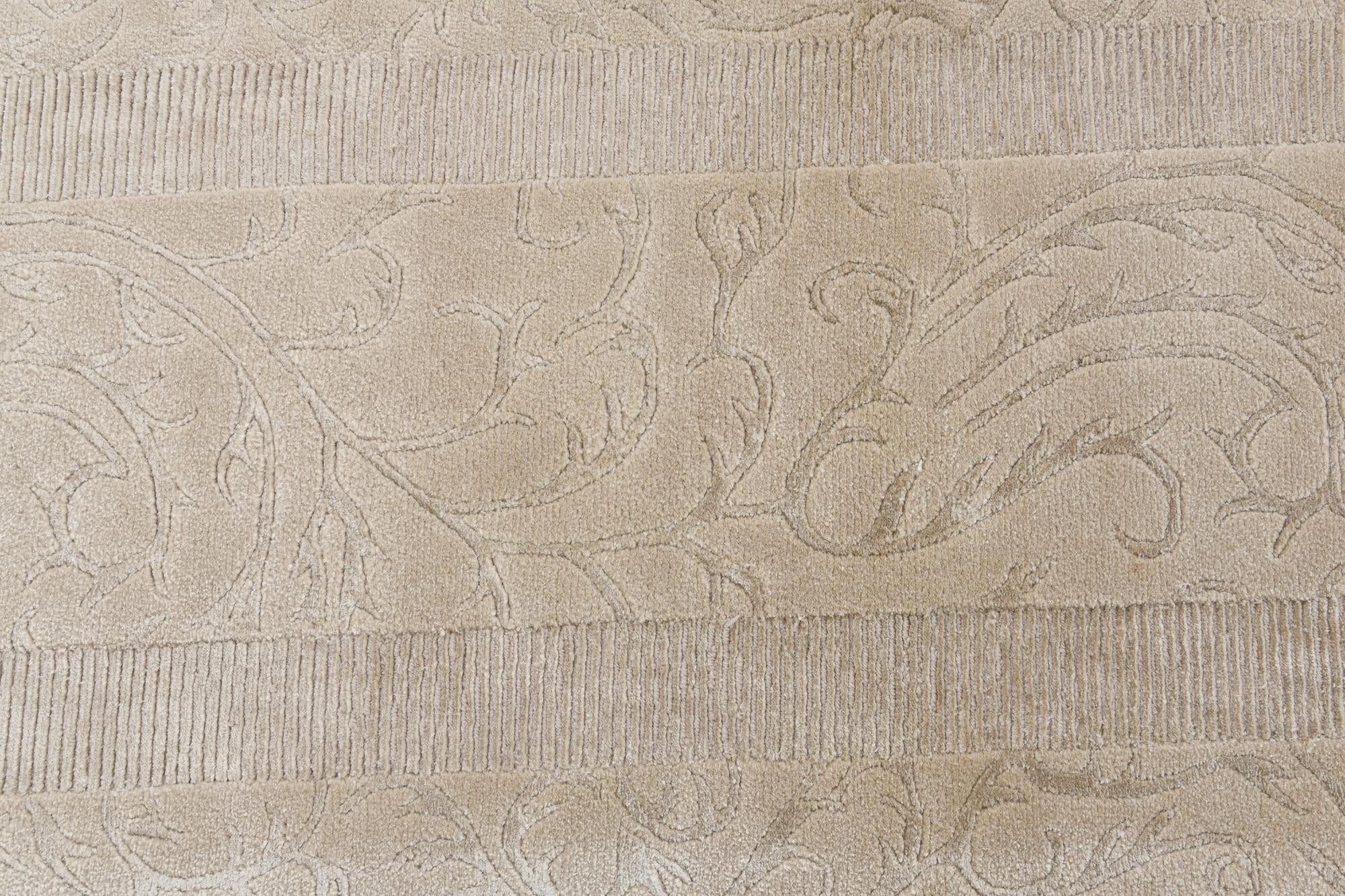 2' 8 x 9' 10 Hand Knotted Darya Wool Runner Rug