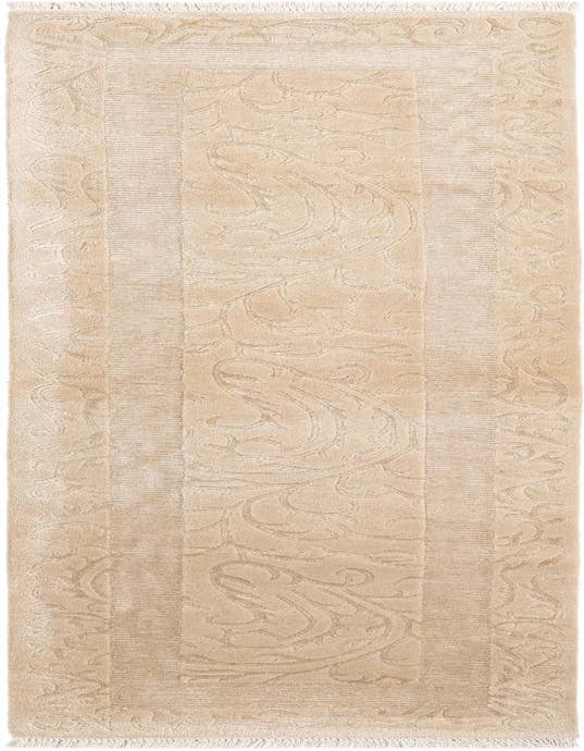 Detail image of 2' 8 x 9' 10 Hand Knotted Darya Wool Runner Rug