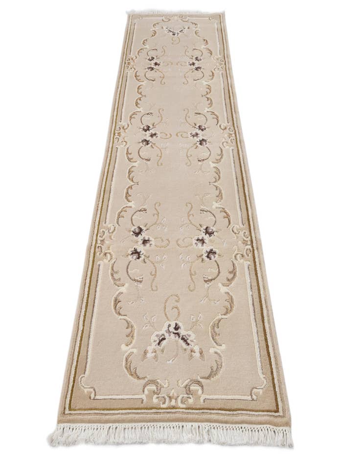 Detail image of 2' 9 x 9' 7  Hand Knotted Darya Wool Runner Rug