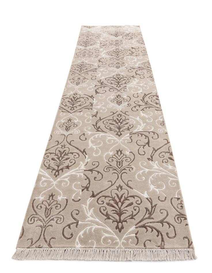 Detail image of 3' 3 x 13'  Hand Knotted Darya Wool Runner Rug