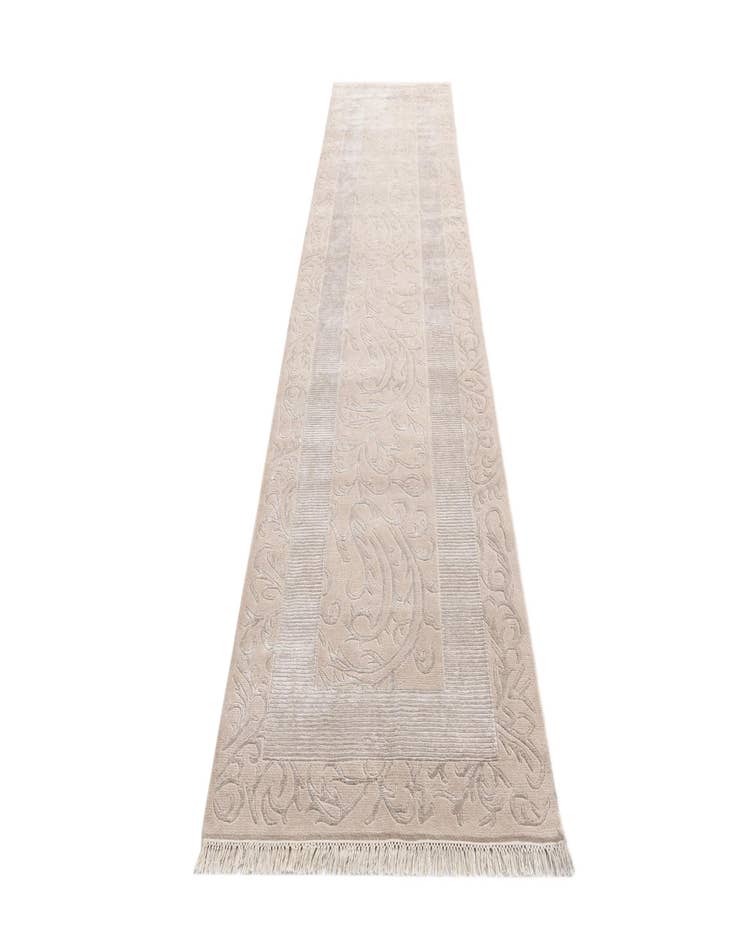 Detail image of 3' 3 x 13' 1 Hand Knotted Darya Wool Runner Rug