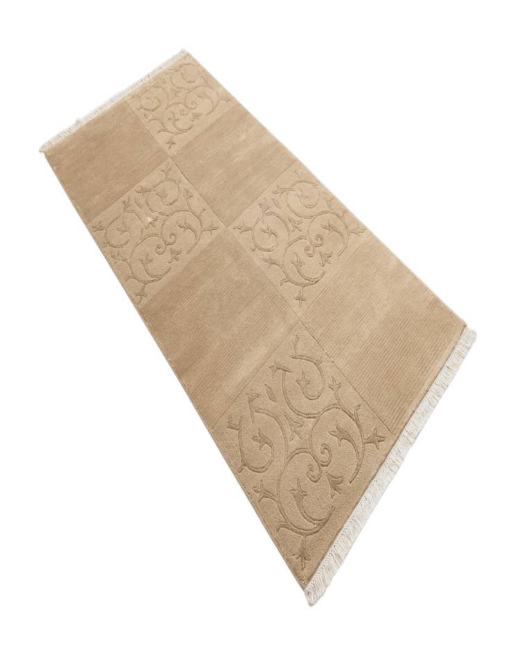 Detail image of 3' 3 x 6' 9  Hand Knotted Darya Wool Runner Rug