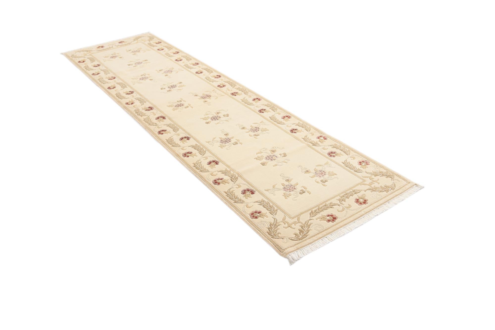2' 7 x 9' 9 Hand Knotted Darya Wool Runner Rug