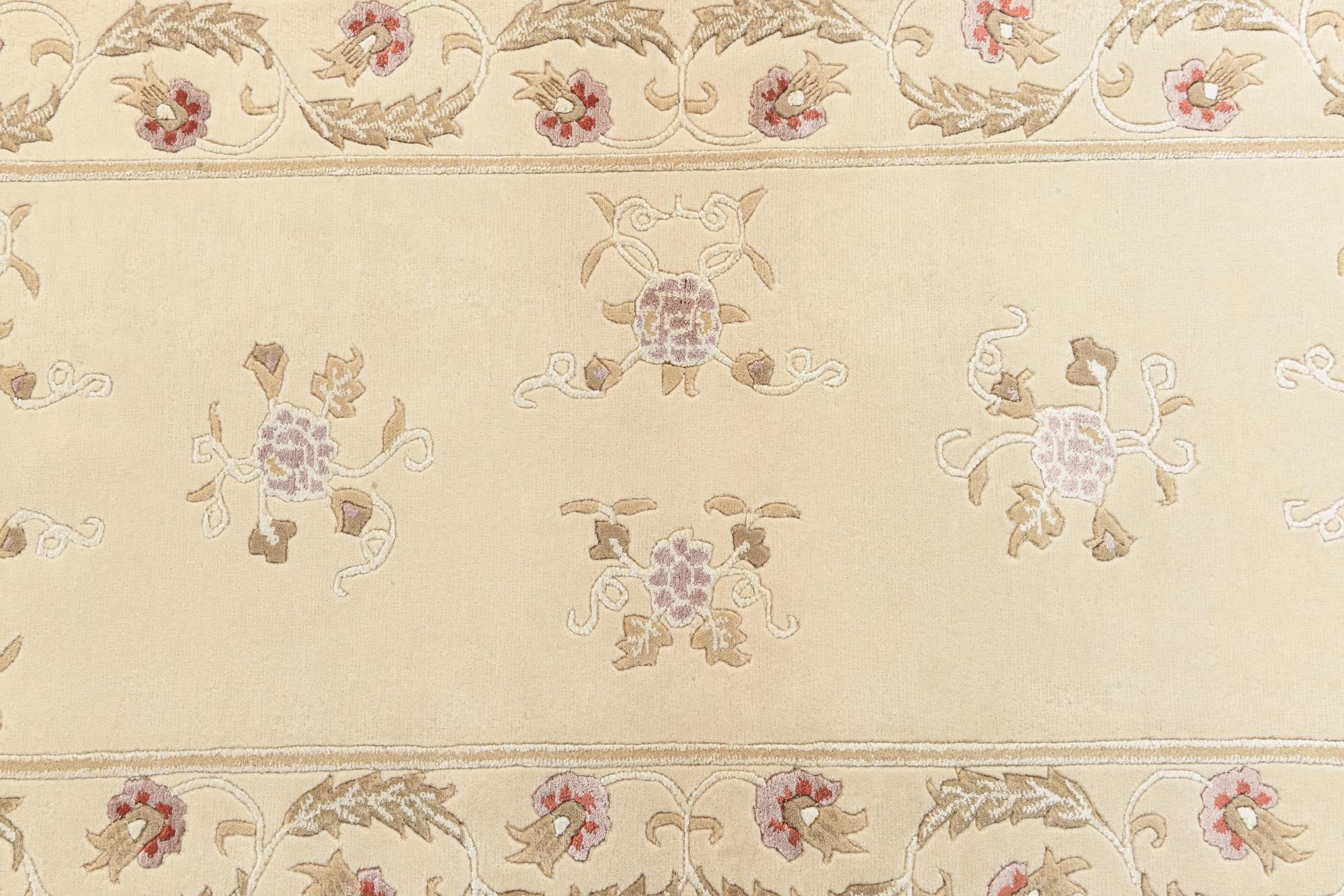 2' 7 x 9' 9 Hand Knotted Darya Wool Runner Rug