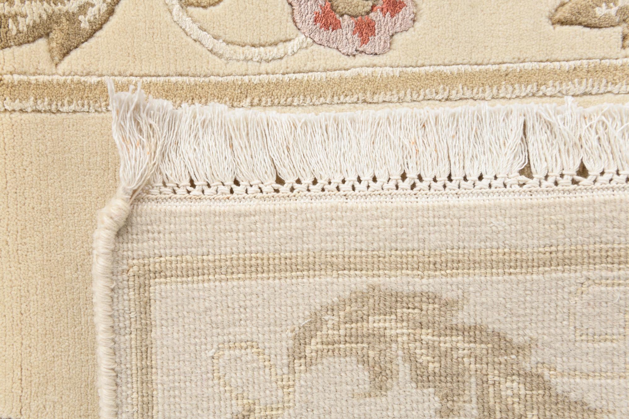 2' 7 x 9' 9 Hand Knotted Darya Wool Runner Rug