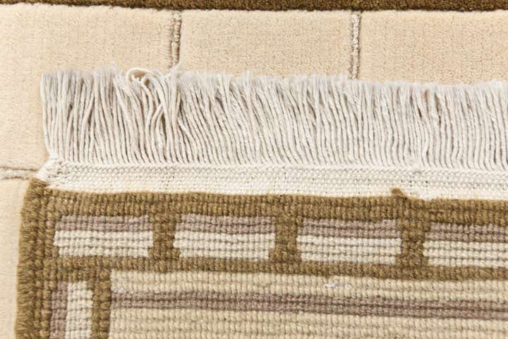 2' 9 x 9' 9 Hand Knotted Darya Wool Runner Rug
