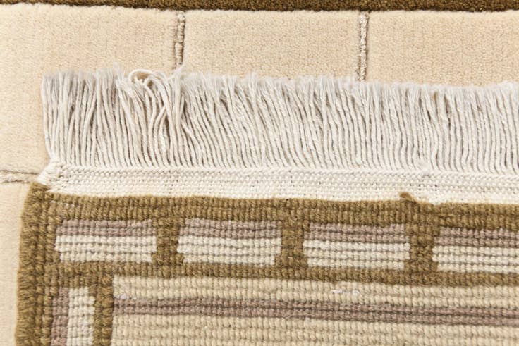 Detail image of 2' 9 x 9' 9 Hand Knotted Darya Wool Runner Rug