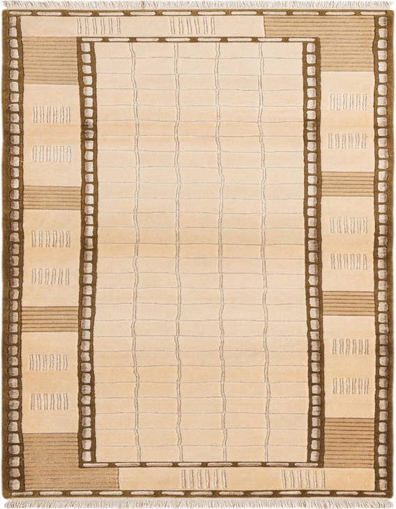 Detail image of 2' 9 x 9' 9 Hand Knotted Darya Wool Runner Rug