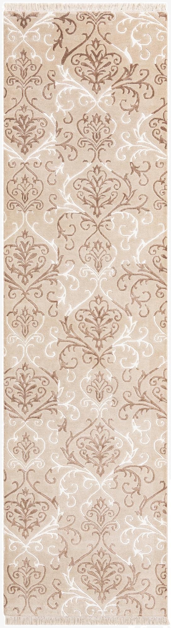 3' 4 x 12' 10  Hand Knotted Darya Wool Runner Rug