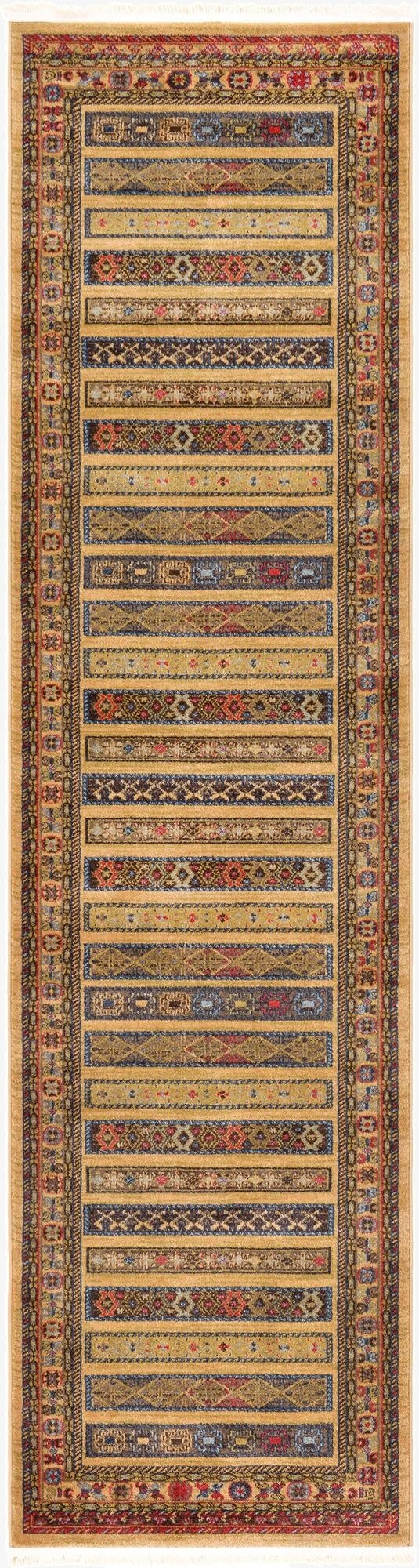 2' 7 x 10' Kashkuli Gabbeh Runner Rug