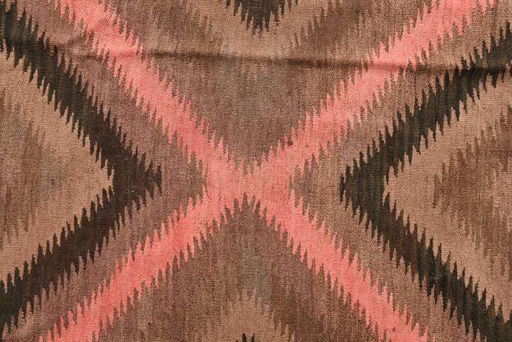 4' 2 x 11' 8 Hand Woven Kilim Fars Wool Runner Rug