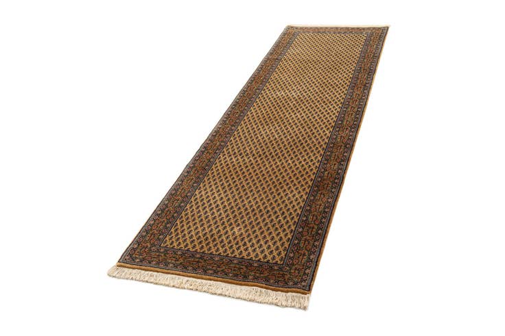 Detail image of 2' 9 x 9' 6 Hand Knotted Mir Wool Runner Rug