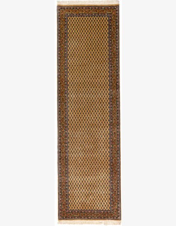 2' 9 x 9' 6 Hand Knotted Mir Wool Runner Rug