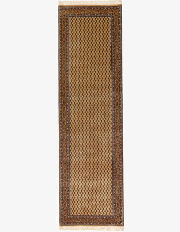 2' 9 x 9' 6 Hand Knotted Mir Wool Runner Rug