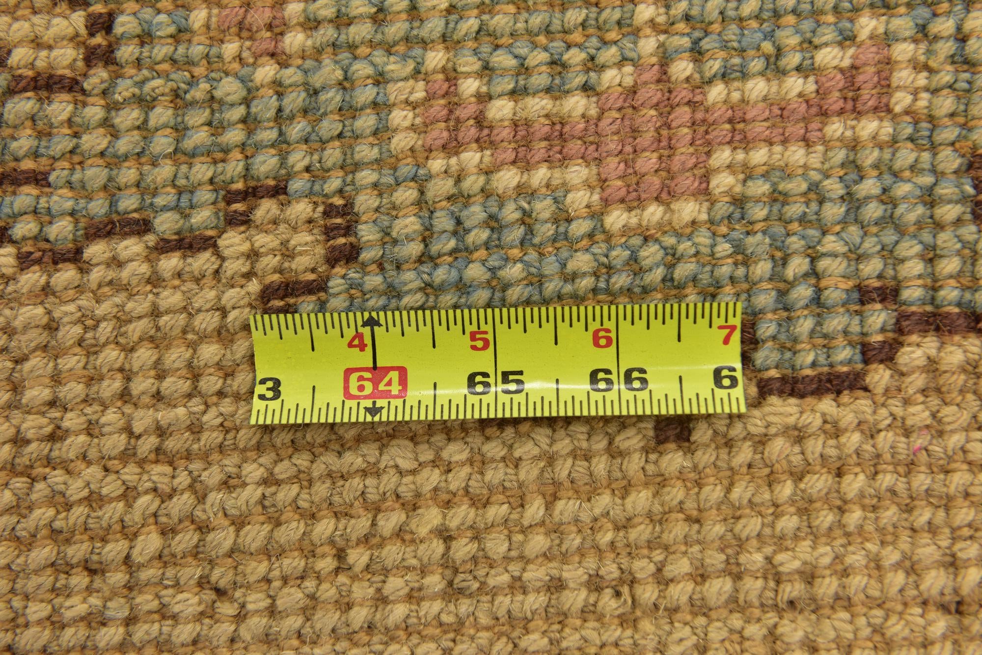 4' 4 x 8' Hand Knotted Oushak Wool Runner Rug