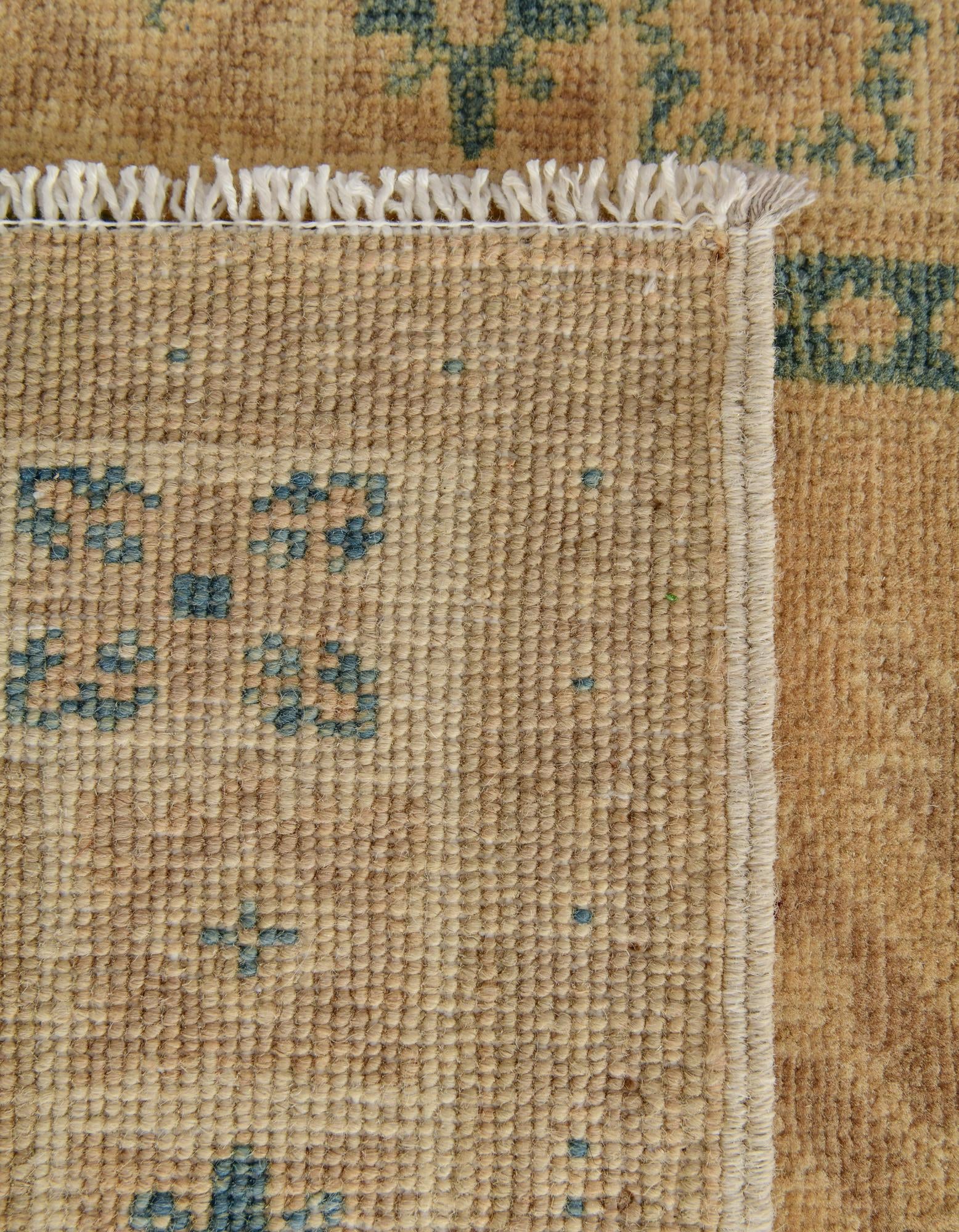 2' 9 x 5' 4 Hand Knotted Oushak Wool Runner Rug