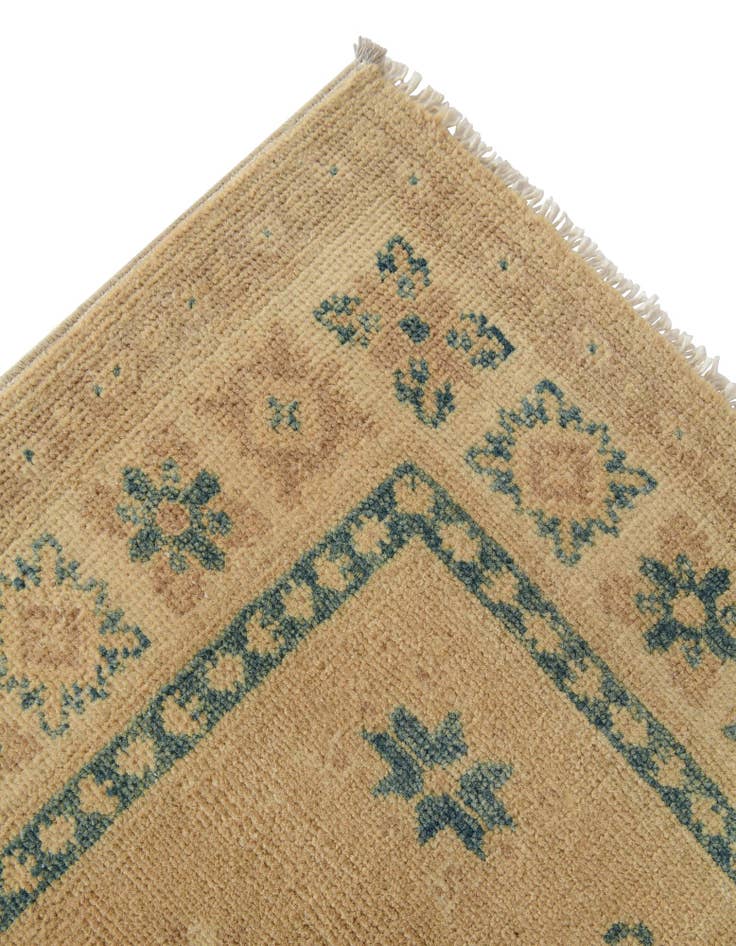 Detail image of 2' 9 x 5' 4  Hand Knotted Oushak Wool Runner Rug