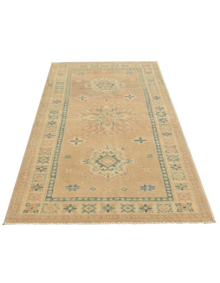 Detail image of 2' 9 x 5' 4 Hand Knotted Oushak Wool Runner Rug