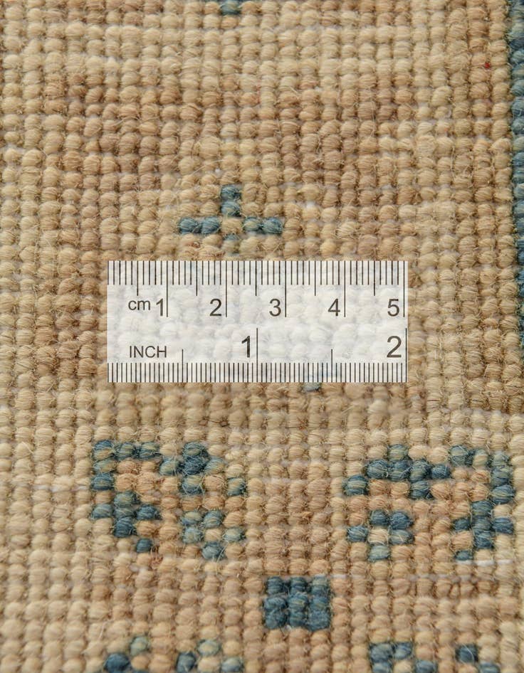 Detail image of 2' 9 x 5' 4  Hand Knotted Oushak Wool Runner Rug