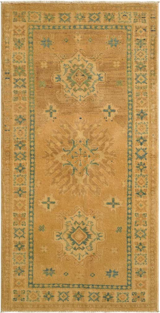 2' 9 x 5' 4 Hand Knotted Oushak Wool Runner Rug