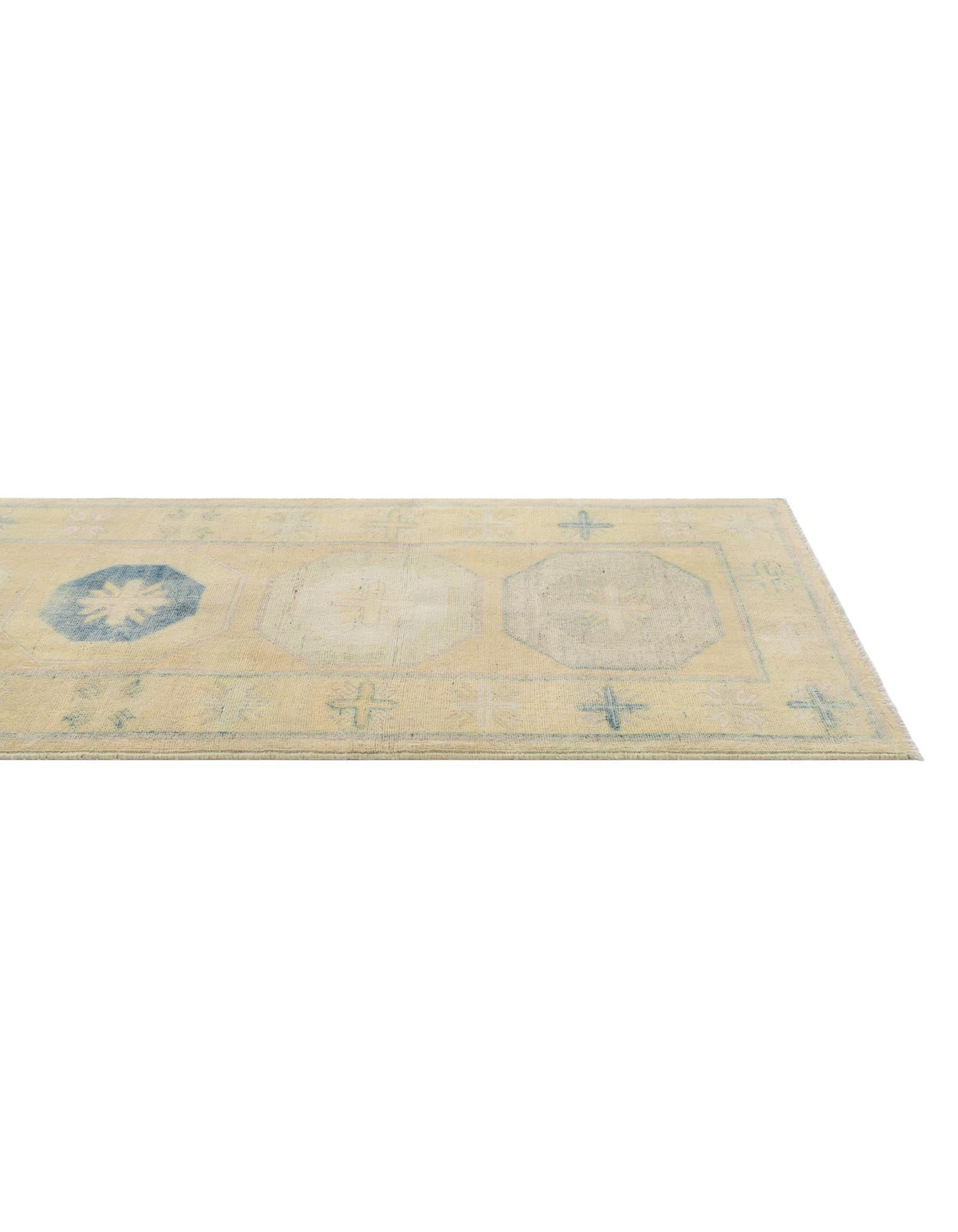 2' 9 x 12' 5 Hand Knotted Oushak Wool Runner Rug
