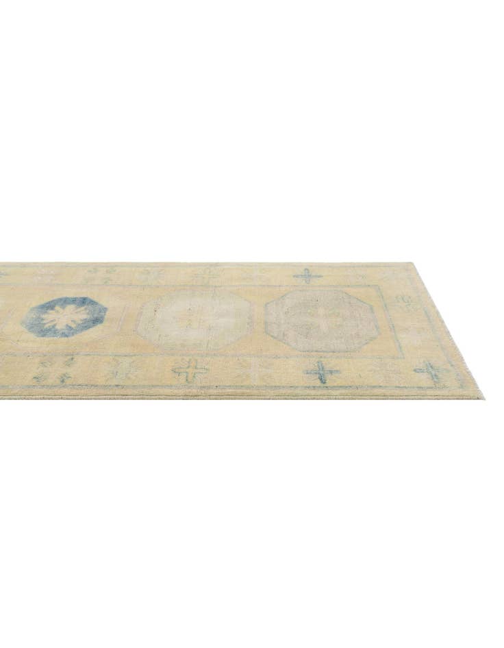 Detail image of 2' 9 x 12' 5 Hand Knotted Oushak Wool Runner Rug
