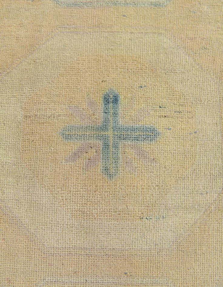 Detail image of 2' 9 x 12' 5  Hand Knotted Oushak Wool Runner Rug