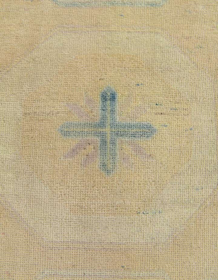 2' 9 x 12' 5 Hand Knotted Oushak Wool Runner Rug