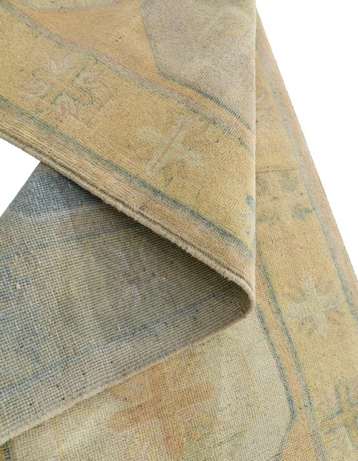 2' 9 x 12' 5 Hand Knotted Oushak Wool Runner Rug