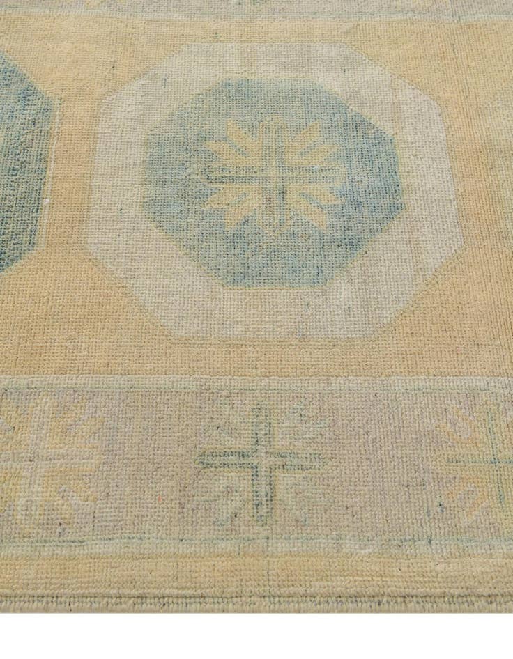 Detail image of 2' 11 x 10' 1  Hand Knotted Oushak Wool Runner Rug
