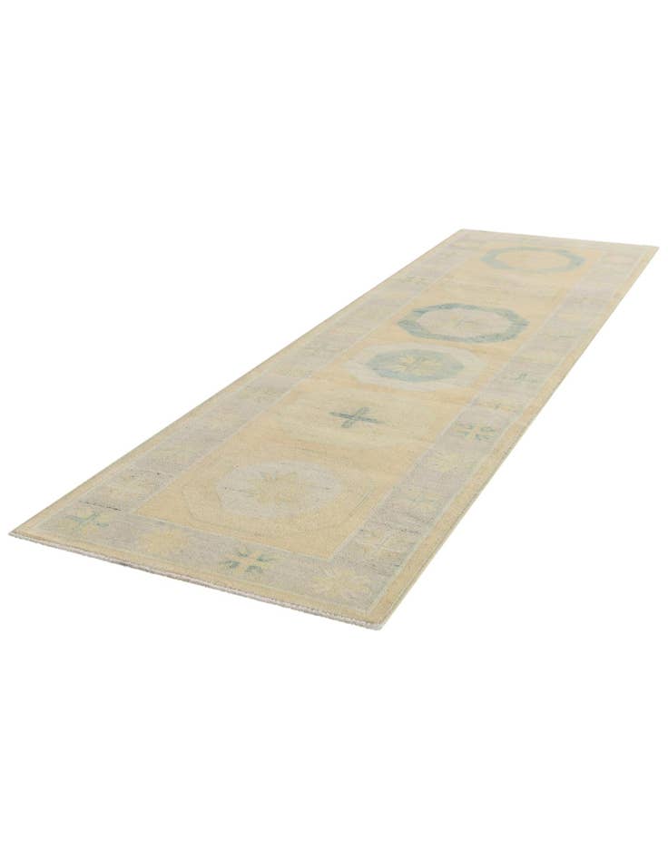 Detail image of 2' 11 x 10' 1  Hand Knotted Oushak Wool Runner Rug