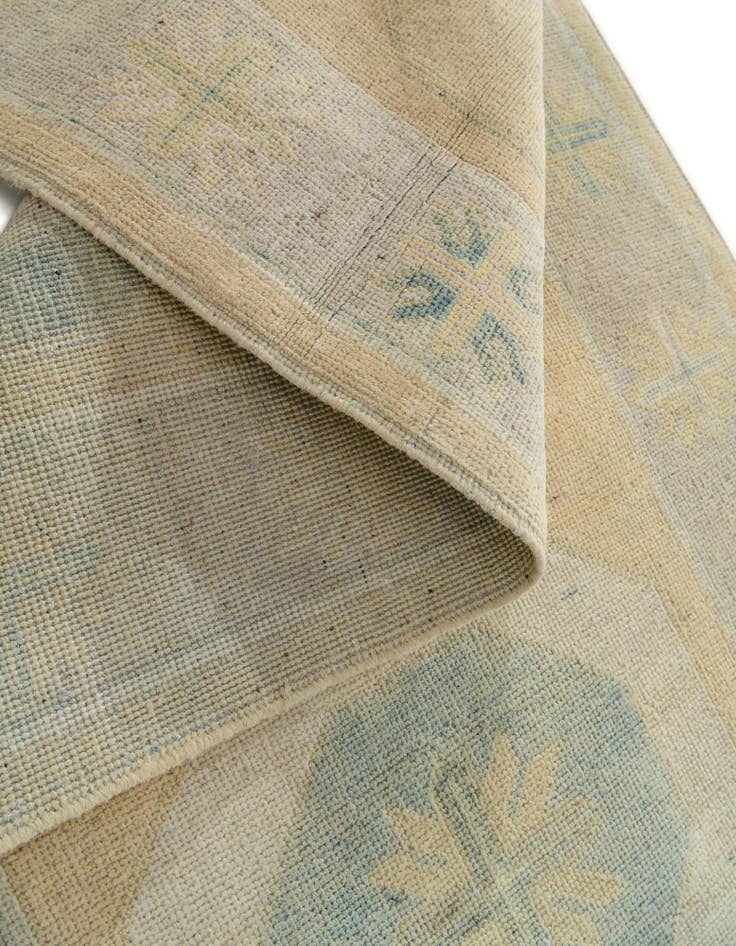 Detail image of 2' 11 x 10' 1  Hand Knotted Oushak Wool Runner Rug