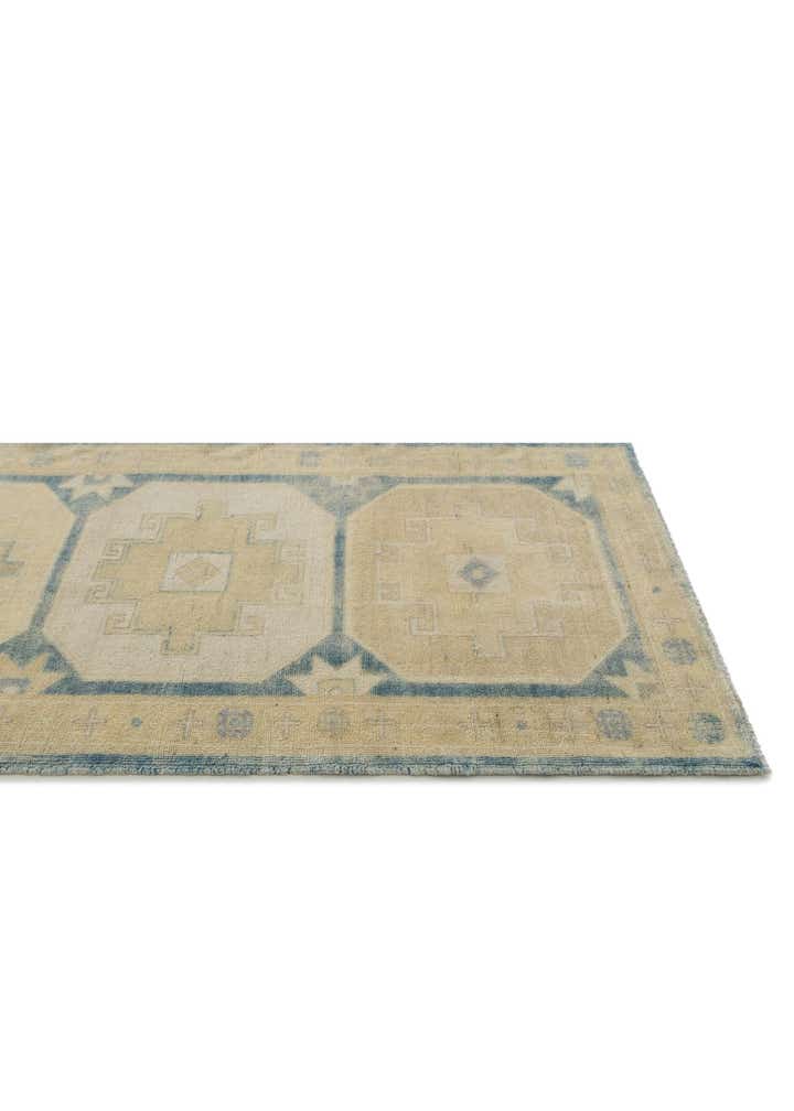 3' 2 x 8' 1 Hand Knotted Oushak Wool Runner Rug