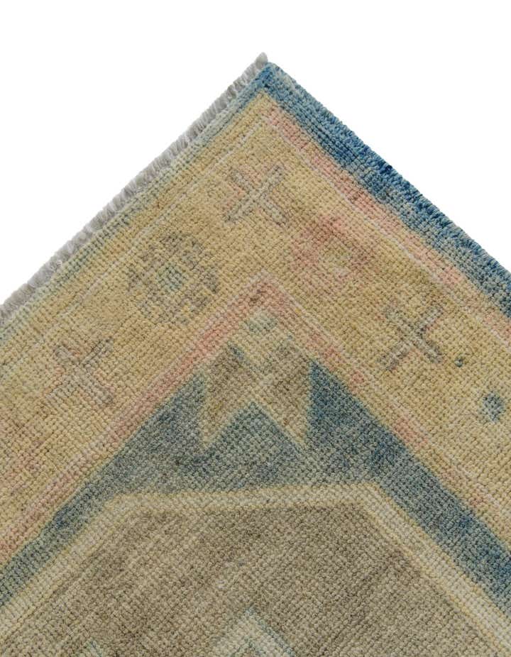 3' 2 x 8' 1 Hand Knotted Oushak Wool Runner Rug