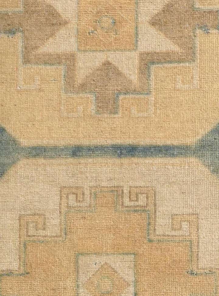 3' 2 x 8' 1 Hand Knotted Oushak Wool Runner Rug