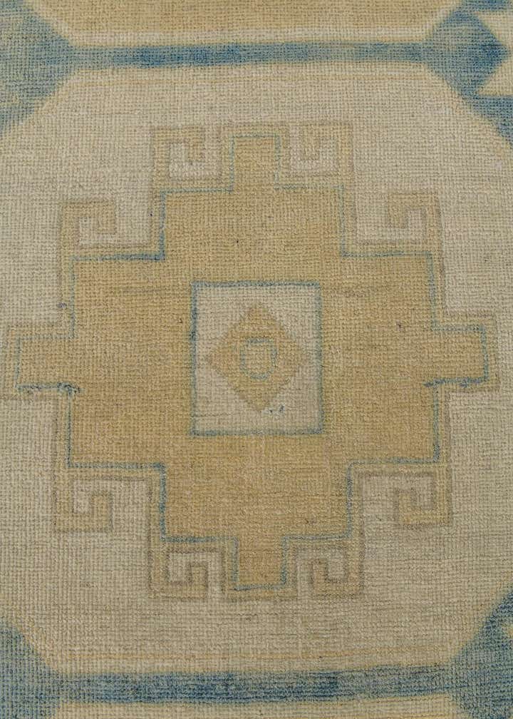 3' 2 x 8' 1 Hand Knotted Oushak Wool Runner Rug