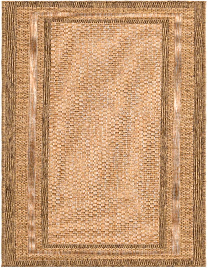 Detail image of 2' 2 x 6' Easy-Clean Border Indoor / Outdoor Runner Rug