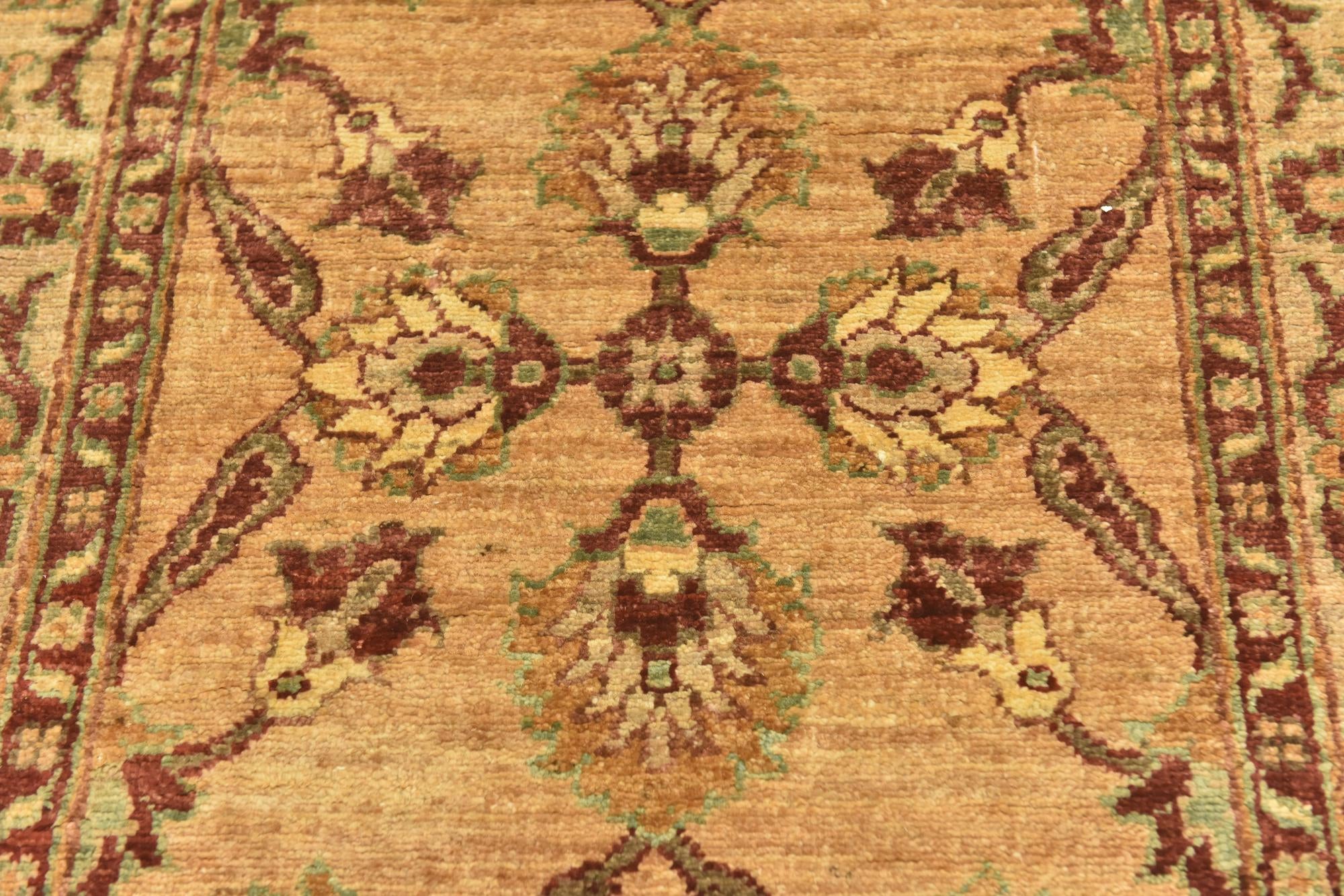 2' 9 x 17' Hand Knotted Peshawar Ziegler Runner Rug