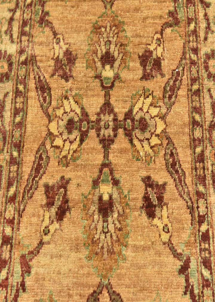 2' 9 x 17' Hand Knotted Peshawar Ziegler Runner Rug