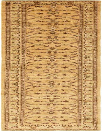 Detail image of 2' 9 x 17' Hand Knotted Peshawar Ziegler Runner Rug