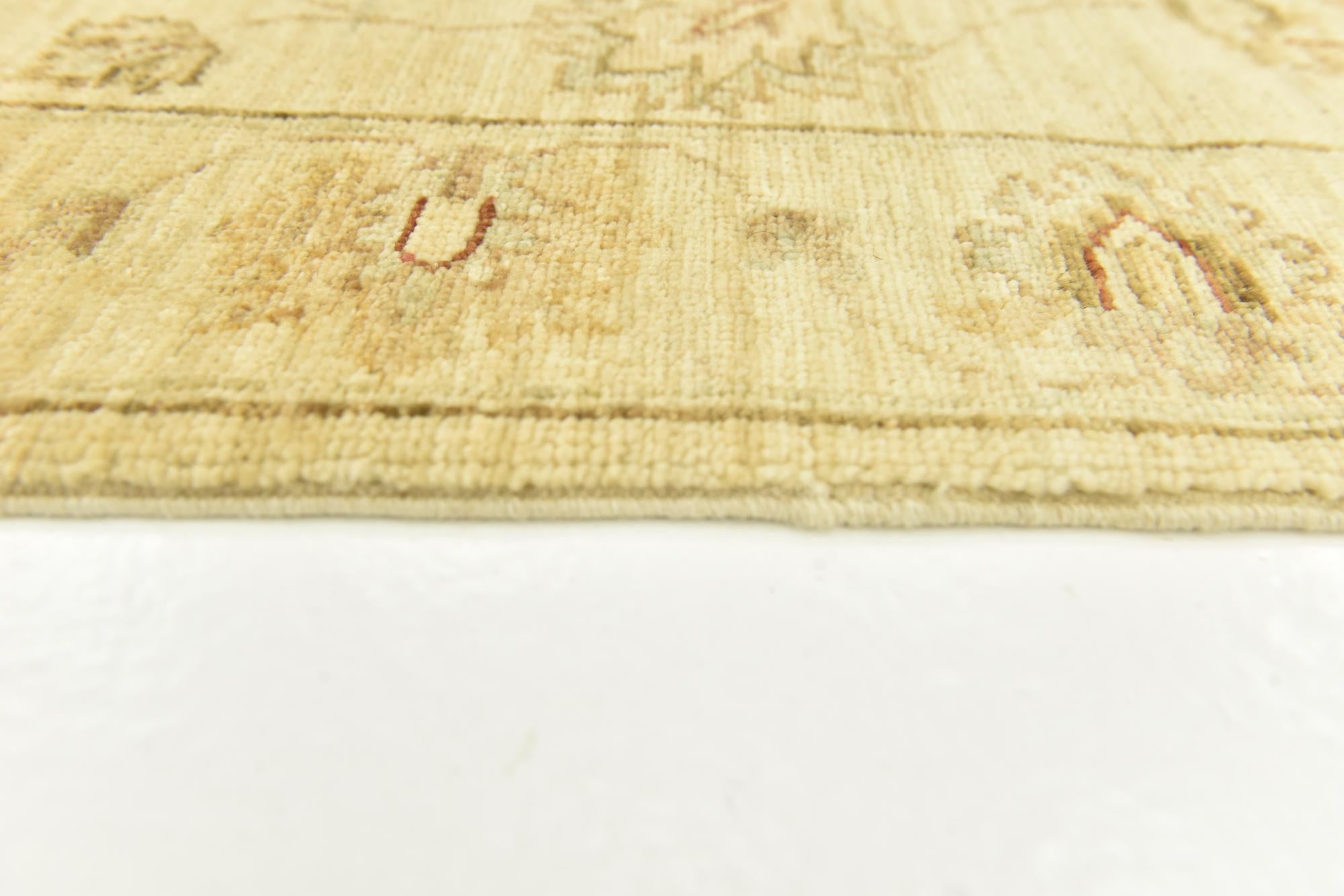 2' 6 x 11' 4 Hand Knotted Peshawar Ziegler Runner Rug