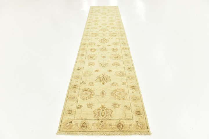 2' 6 x 11' 4 Hand Knotted Peshawar Ziegler Runner Rug