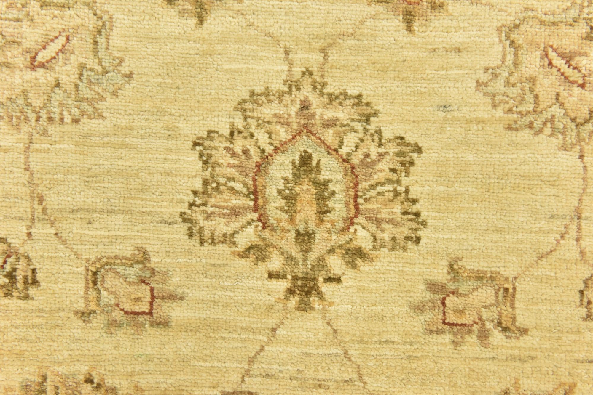 2' 6 x 11' 4 Hand Knotted Peshawar Ziegler Runner Rug