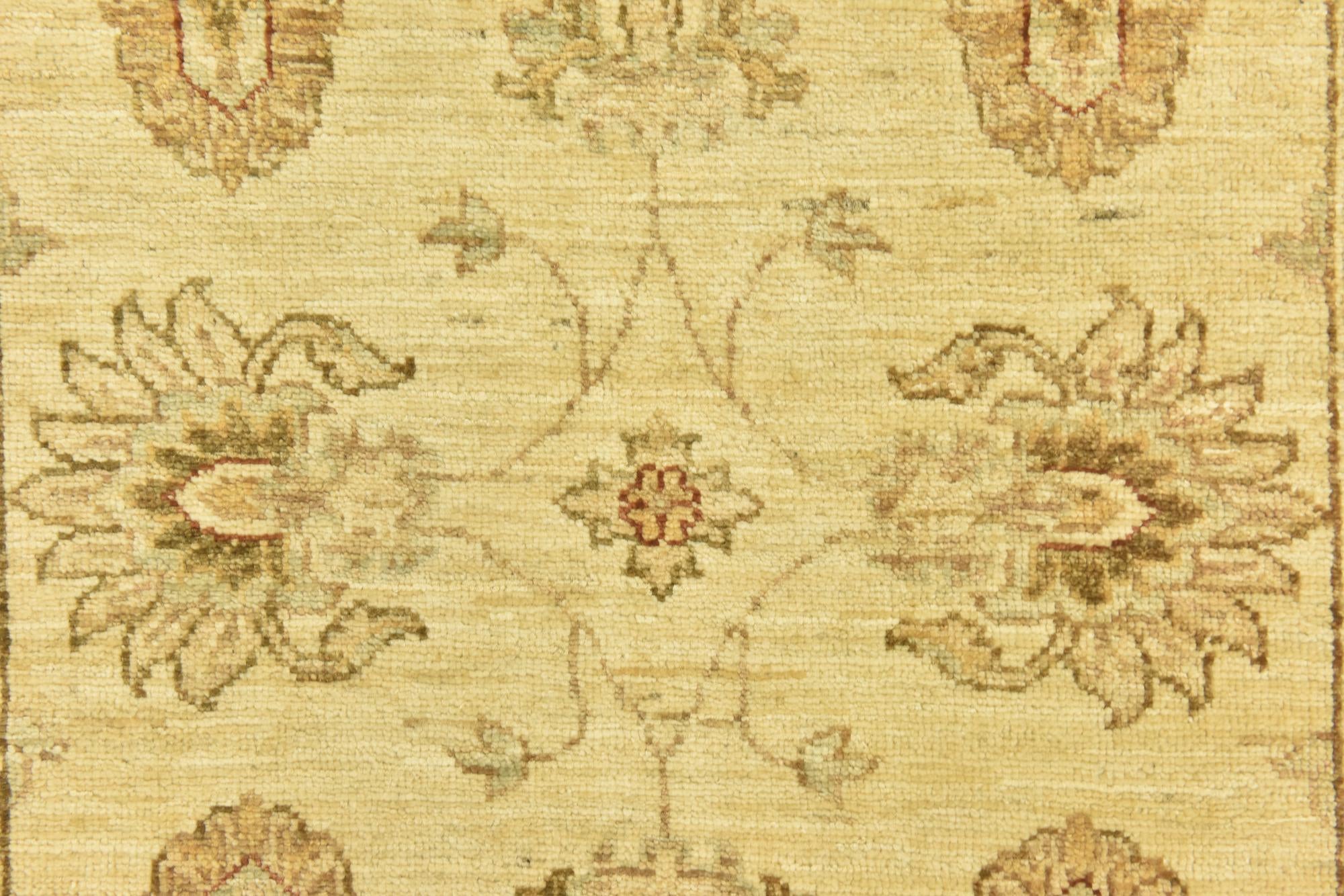 2' 6 x 11' 4 Hand Knotted Peshawar Ziegler Runner Rug