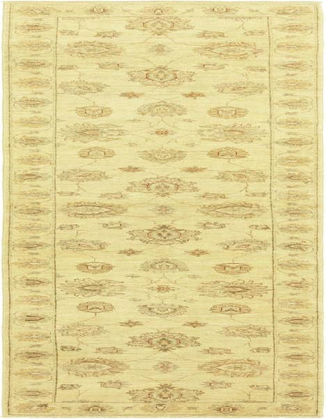 Detail image of 2' 6 x 11' 4 Hand Knotted Peshawar Ziegler Runner Rug