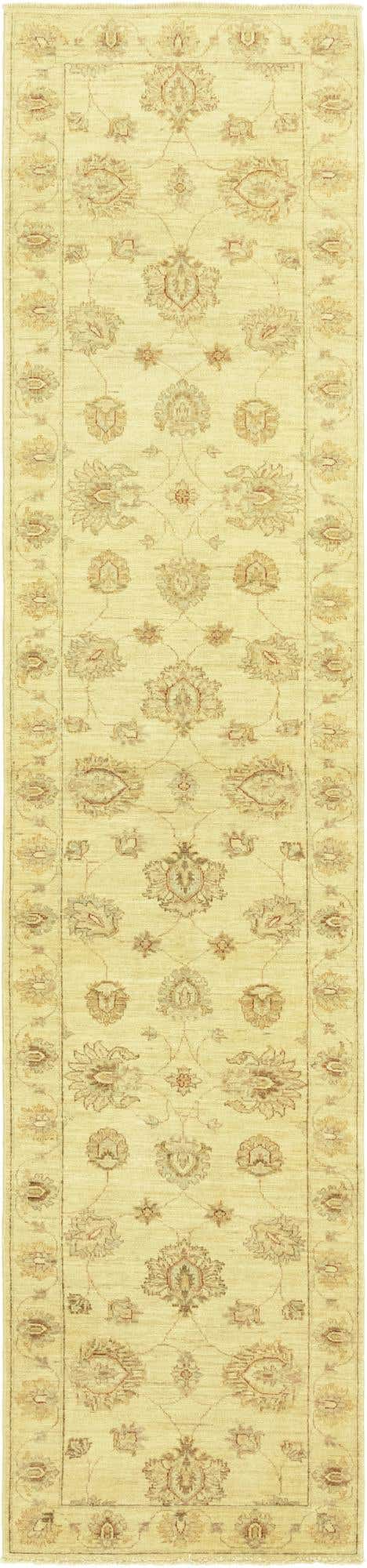 2' 6 x 11' 4 Hand Knotted Peshawar Ziegler Runner Rug