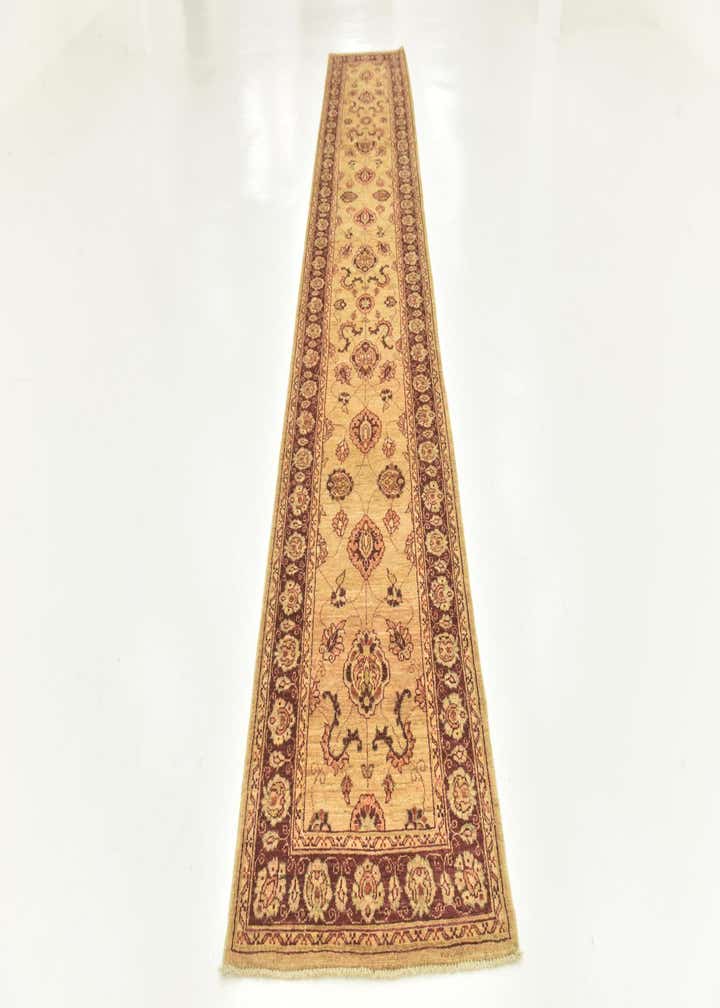 2' 10 x 17' 4 Hand Knotted Peshawar Ziegler Runner Rug