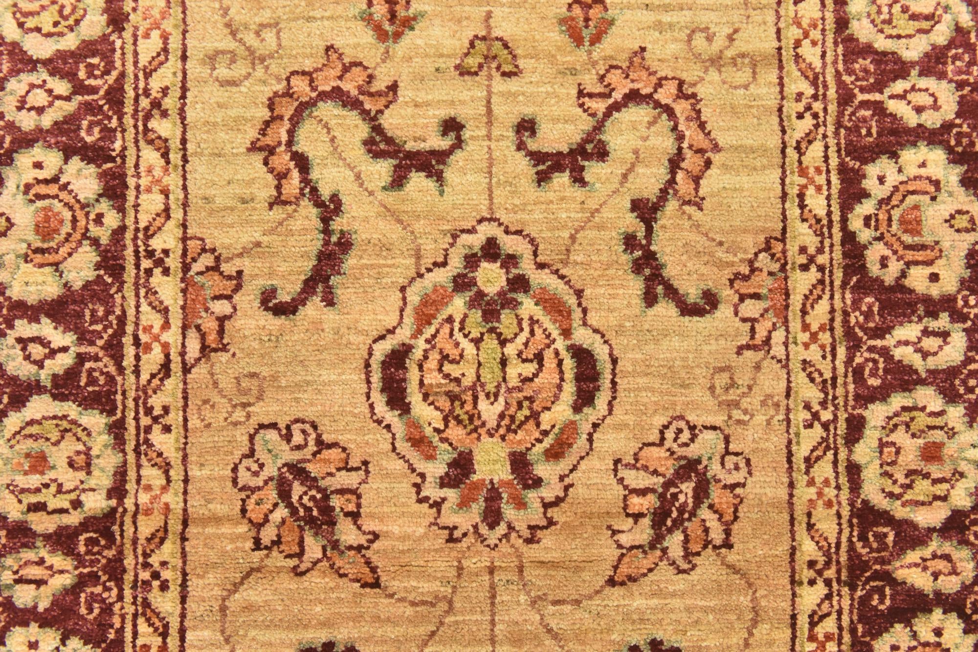 2' 10 x 17' 4 Hand Knotted Peshawar Ziegler Runner Rug