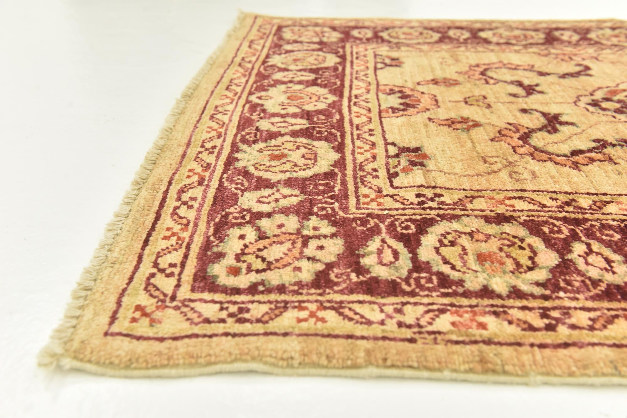 2' 10 x 17' 4 Hand Knotted Peshawar Ziegler Runner Rug