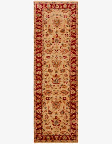 2' 10 x 8' 11 Hand Knotted Peshawar Ziegler Runner Rug